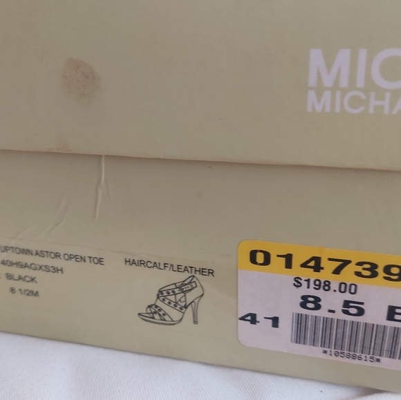 Leather cheetah studded mary jane sandals - Picture 4 of 4